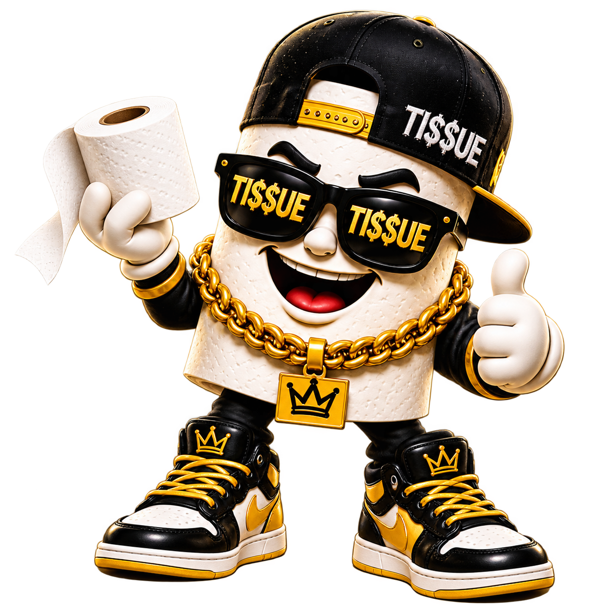 TI$$UE mascot giving a thumbs up